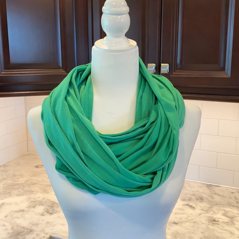 Green nomad cowl infinity scarf/ wrap